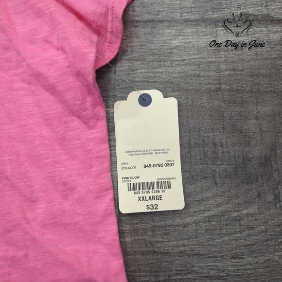 St. John's Bay Short Sleeve Tee Shirt Size XXL - Picture 2 of 5